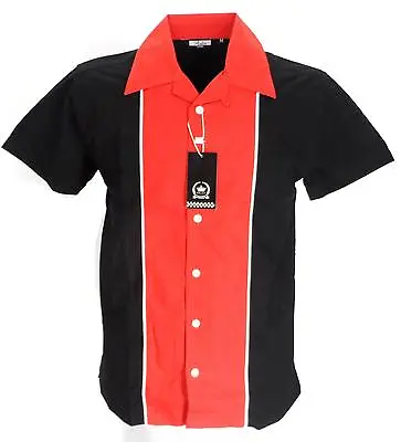 £32.99 • Buy Rockabilly Bowling Black/Red Vintage/retro Shirts