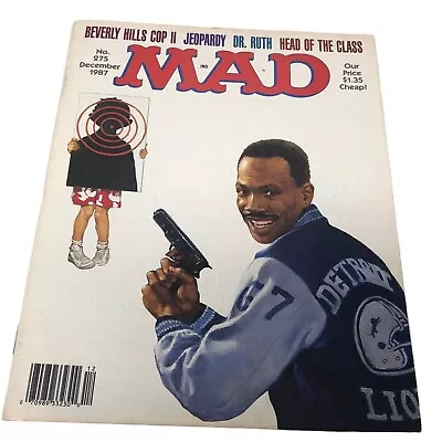 VTG MAD Magazine # 275 Beverly Hills Cop 2 Eddie Murphy Dec 1987 Jeopardy Ruth • $11.25