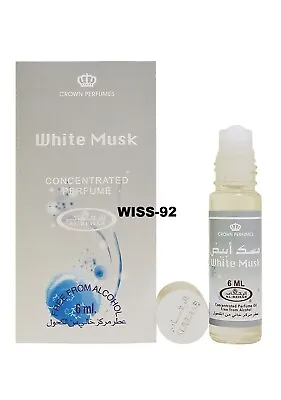 £3.99 • Buy WHITE MUSK 6ml Roll On By Al Rehab Crown Perfumes HALAL ATTAR ITR