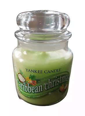 Yankee Candle Caribbean Christmas Swirl Candle New 13 Oz RARE Coconut Bay + • £53.08