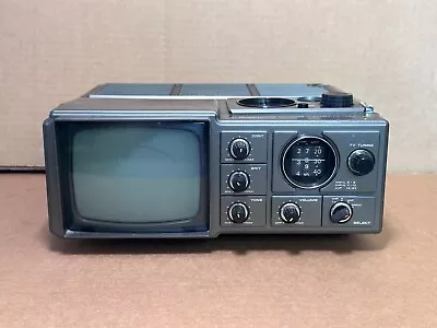 Vintage Portable TV Radio Magnavox Model BC3910 SL01 TESTED WORKING Black White • $50