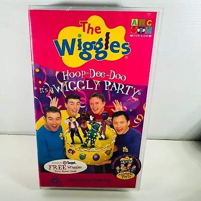The Wiggles - Hoop-Dee-Doo Its A Wiggly Party VHS Video Tape • $29.99