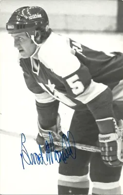 1978 Brad Maxwell Minnesota North Stars Autographed Post Card Candid Photo • $4.99
