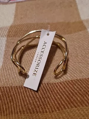 Accessorize Bangle Bracelet Tone Gold  • £7.50