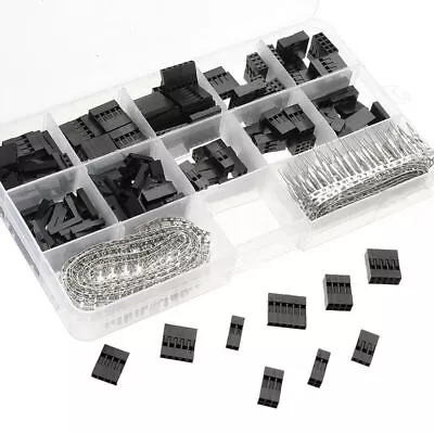 $15.92 • Buy 620Pcs 2.54mm Pitch Pin Plug Housing Connector Dupont Male Female Crimp Pins Kit
