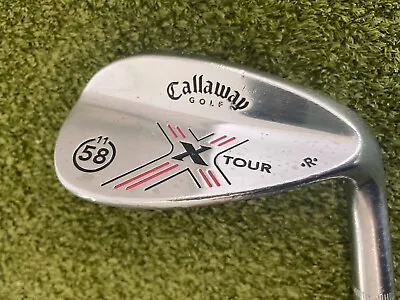 Callaway X Tour Forged R 58* Lob Wedge RH Project X 6.5 Extra Stiff (L6574) B=11 • $38