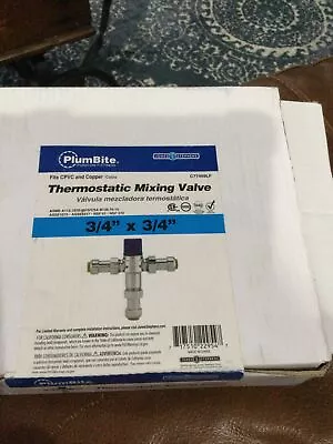 New Open Box Jones Stephens Thermostatic Mixing Valve 3/4 X 3/4 • $49