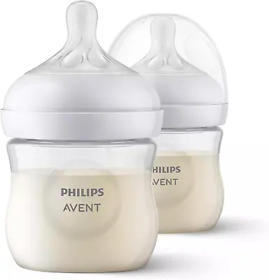 Philips Avent Natural Response Baby Bottles 125Ml 2-Pack SCY900/02 • $30.26