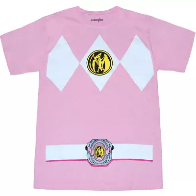 Mighty Morphin Power Rangers Pink Ranger Costume T-Shirt • $18.99