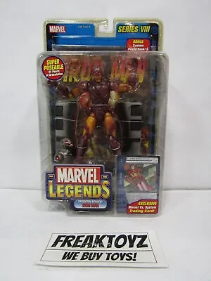 Toy Biz Marvel Legends Series 8 Modern Armor Iron Man (Yellowed Box) • $35