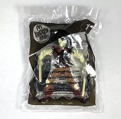 NEW 2008 McDonald's Pirates Of The Caribbean PIRATE CAPTAIN SKELETON Meal Toy • $8.49