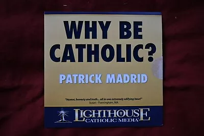 Why Be Catholic By Patrick Madrid Audio Book CD • $9.60