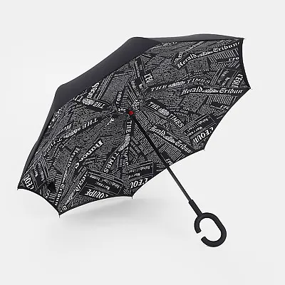 Reverse Opening Inverted Inside-Out/Upside Down/ C-Handle Umbrella Sale • $18.99