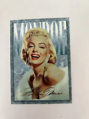 2 MARILYN MONROE 1993 SPORTS TIME PROMO CARDs GOLD FACSIMILE SIGNATURE • $3