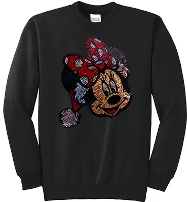 Women's Minnie Mouse Disney Christmas Ladies Sweatshirt Sweat Shirt S-4XL • $33.99