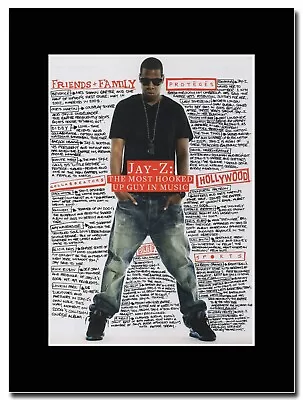 Jay- Z - Most Hooked Up Guy In Music - Matted Mounted Magazine Artwork • £16.99