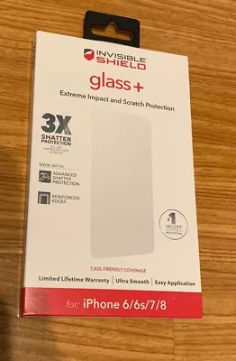 Zagg InvisibleShield Glass+ Screen Protector For IPhone 8 / 7 / 6 / 6s - 4.7  • $6.90