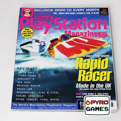 Official UK PlayStation Magazine - August 1997 - Issue 22 - Rapid Racer • £13.95