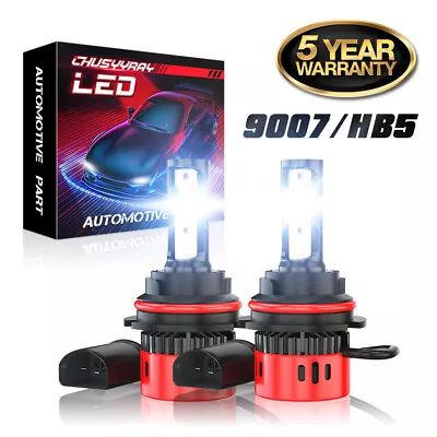 9007 HB5 LED Headlight Bulb Conversion Kit High Low Dual Beam 6000K Super White • $22.99