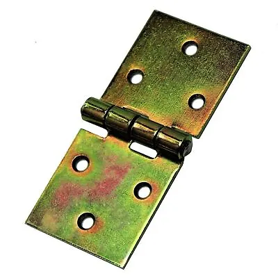 £2.19 • Buy Backflap Strap Hinges Heavy Duty Tee Door Gate Box Shed Gold Galvanised 4'' X1