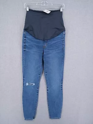 J. Crew Pants Womens Size 26 Blue Denim Jeans Maternity Skinny • $44.99