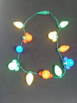 Disney Mickey Mouse/Christmas Bulb Light Up Neckalce 6 Options See Video • $21.99