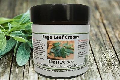 Sage Leaf Herbal Cream (a Natural Skin Care Cream With Organic Extracts) • £8.95