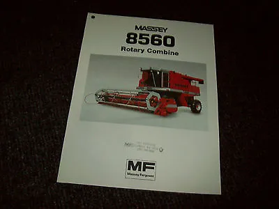 Massey Ferguson 8560 Combine Brochure Literature Advertising • $9.99