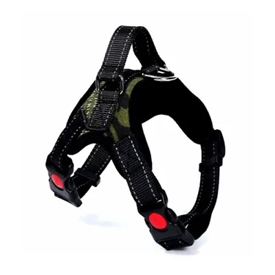 No Pull Dog Pet Harness Strong Adjustable Reflective Padded Safety Puppy Vest UK • £6.09