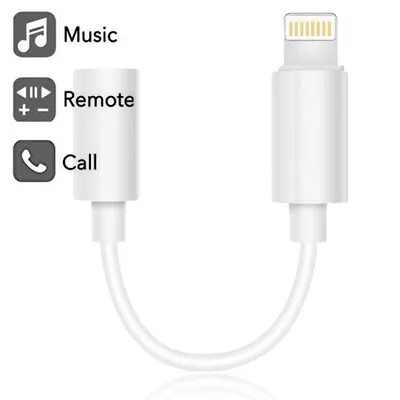 IPhone To 3.5mm AUX Headphone Audio Jack IPhone 7 8 X XR 11 12 Max Earphone Mic • $17.99