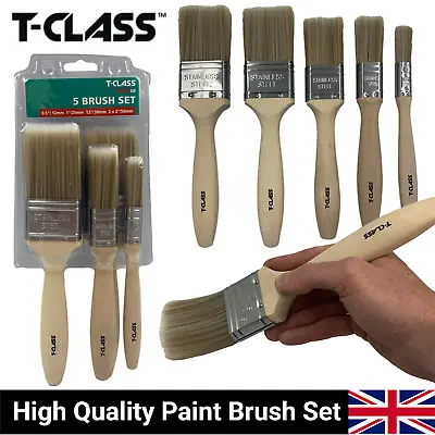 TClass Paint Brushes High Quality Brush Set Professional DIY Decorating Painting • £7.99