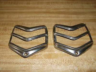 Vintage OEM Pair Of 1940 Ford Taillight Bezel DUOLAMP • $36.81