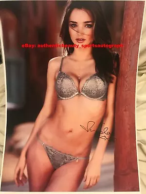 MIRANDA KERR VICTORIA SECRET ANGELS SUPERMODEL BRA LINGERIE SIGNED 12x18 REPRINT • $7.95