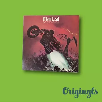 Meat Loaf Bat Out Of Hell Original 1977 Epic Records EPC 82419 Vinyl Lp • £18