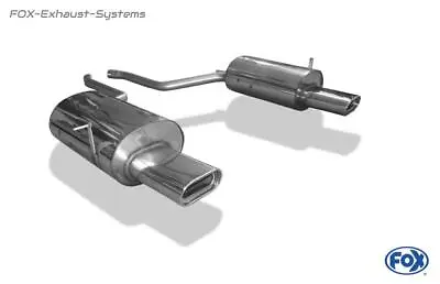 Duplex Sports Exhaust BMW 7er E38 730i 735i 740i 160x80mm Flat Oval • $1103.67