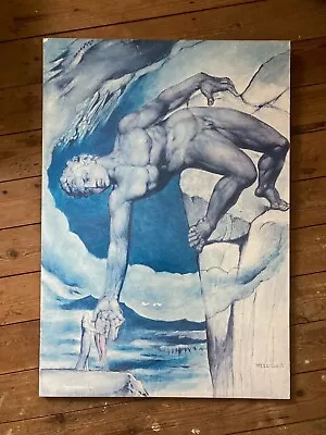 William Blake Dante Divine Comedy Print Painting Reproduction On Wood 18  X 26  • £20