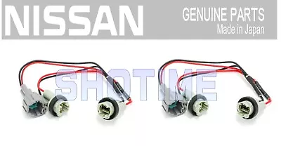 NISSAN OEM 94-99 S14 Silvia Front Bumper Turn Signal Light Lamp Bulb Socket Set • $45