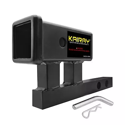 KAIRAY 1-1/4 Inch To 2 Inch Hitch Adapter Trailer Hitch Extension Riser • $34.63