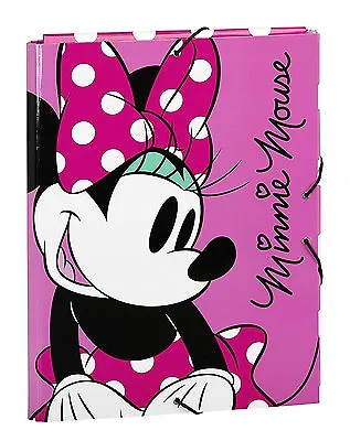 20 X Disney Minnie Mouse Document Folders With Elastic Closure • $26.76