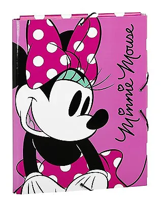 Disney Minnie Mouse Document Folder With Elastic Closure • $9.34