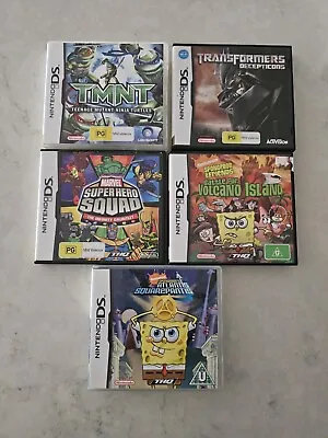 Nintendo DS Games Bundle With Spongebob • $35