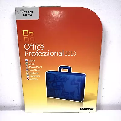 Microsoft Office 2010 Professional Word Excel PowerPoint Outlook Access DVD • £16.56