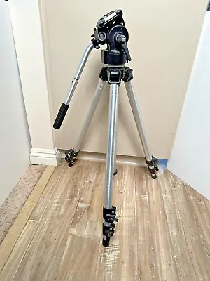 Bogen Manfrotto Professional Video Tripod With 3063 Fluid Head • $95