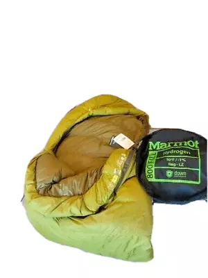 Marmot Hydrogen Down Defender 30f Sleeping Bag Reg-LZ ~NEW W/Tags~ • $245