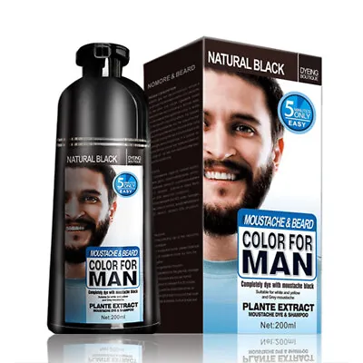 Men's Grey Coverage Bar Shampoo Hair Darkening Black Soap For Grey Hair Cover UK • £10.25