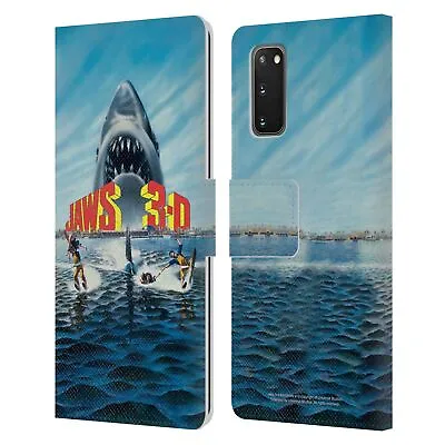 Official Jaws Iii Key Art Leather Book Wallet Case Cover For Samsung Phones 1 • $38.45