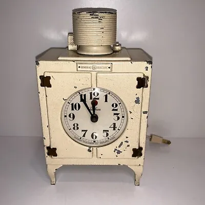 Vintage 1930's GE Refrigerator Clock Telechron Original Paint Working! • $219.70