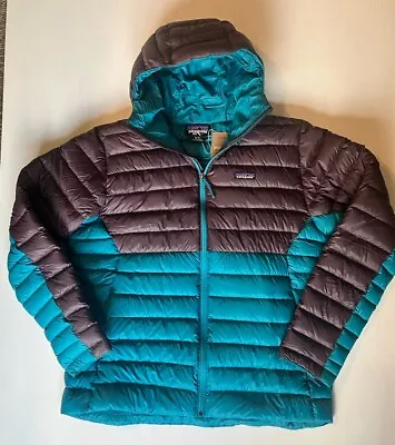 Patagonia Mens Down Sweater Hoody Jacket BLYB XL $329 New Tags Belay Blue • $239