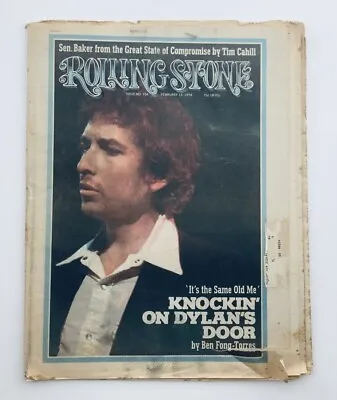 VTG Rolling Stone Magazine February 14 1974 No. 154 Bob Dylan & The Band Tour • $12.95