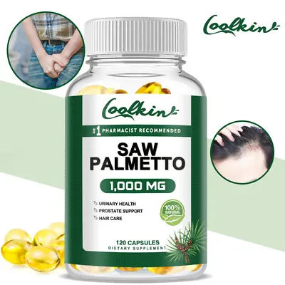 Saw Palmetto Capsules 1000mg -Premium Prostate Health Support Supplement For Men • $13.41